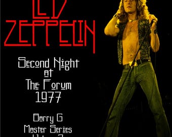 Led Zeppelin 3 CD Set Second Night At The Forum 1977 in Inglewood CA Jimmy Page Robet Plant