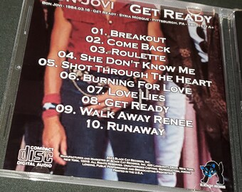 Bon Jovi Live 2X 1 CD Sets Get Ready Pittsburgh 1984 + Tokyo