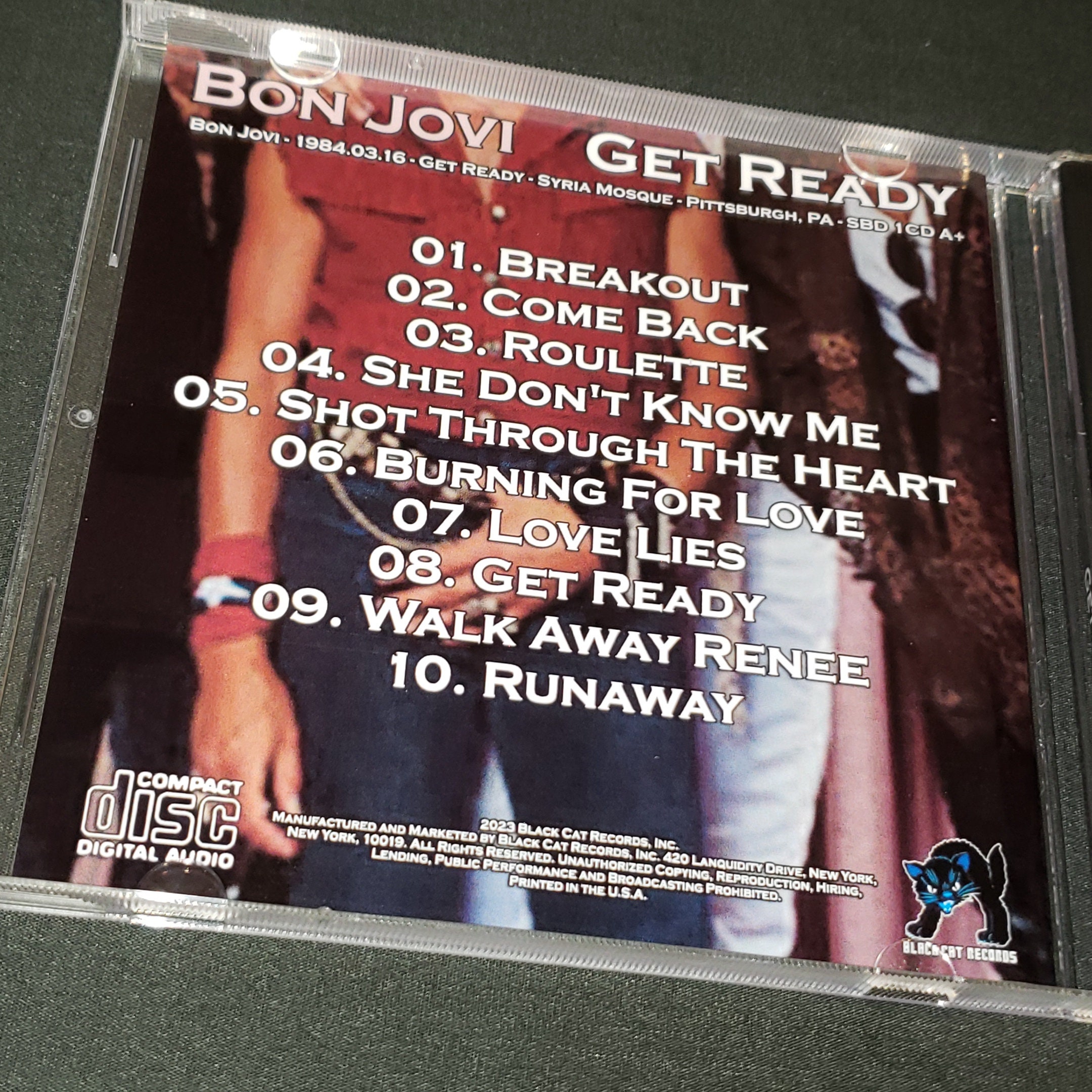 Bon Jovi Live 2X 1 CD Sets Get Ready Pittsburgh 1984 + Tokyo