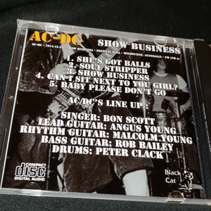 AC/DC Live 1 CD Show Business W Bon Scott Live Fm in Melbourne ...