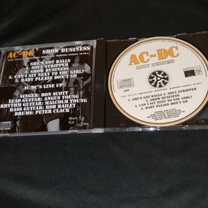 AC/DC Live 1 CD Show Business W Bon Scott Live Fm in Melbourne ...