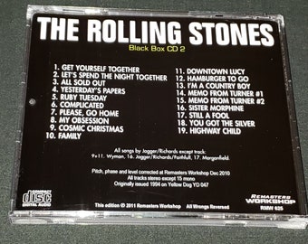 The Rolling Stones 4 CD Black Box 1960s-1970s Studio Outtakes