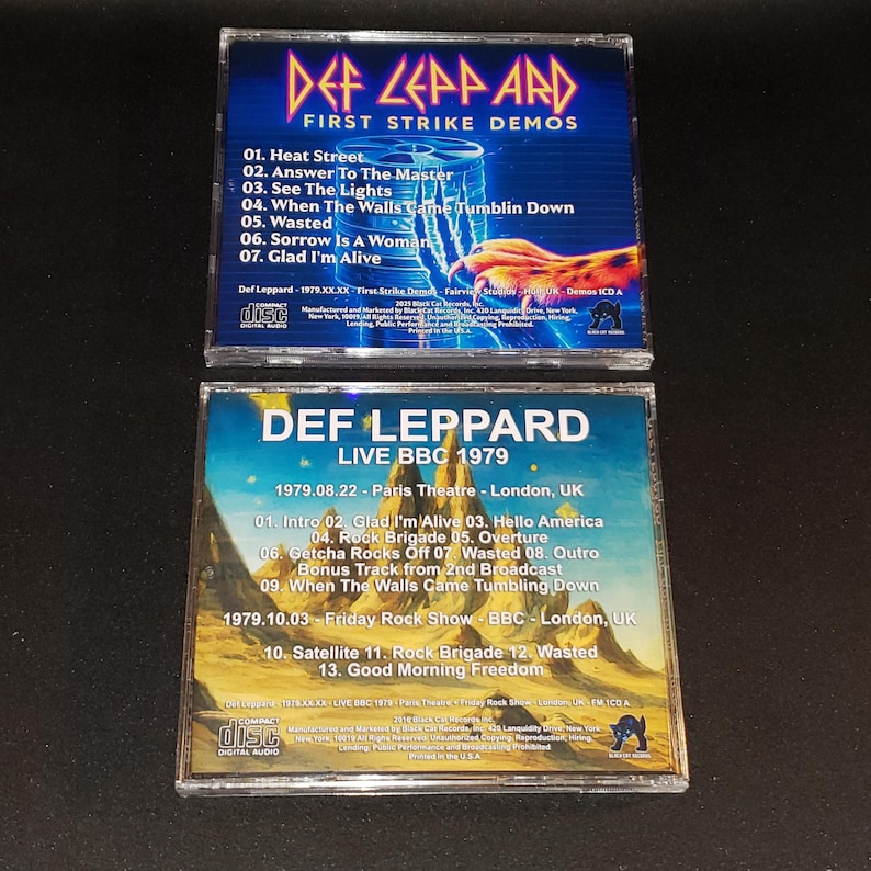 Def Leppard 2 Live 1 CD Sets First Strike Demos + BBC London 1979 ...