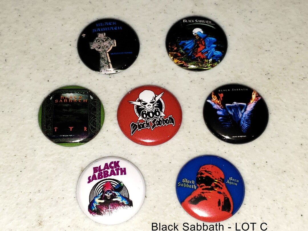 Patch Brodé Black Sabbath – Darkmoon – 100% Polyester Tissé – Pour Vestes, Sacs, Customisation – Badge Licencié Officiel