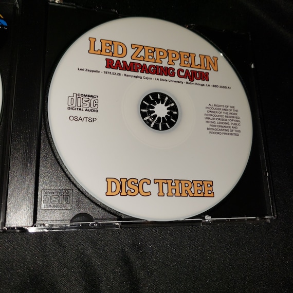 Led Zeppelin: Rampaging Cajun (Empress Valley Supreme Disc