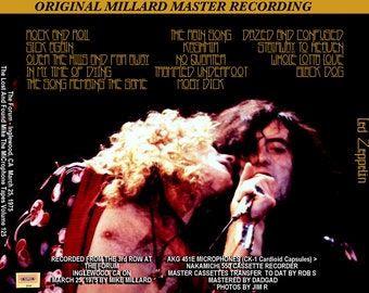 Led Zeppelin Live 3 CD Set Mike Millard Lostfound 2nd Night