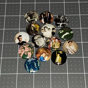 14 Smiths Buttons 1 Inch Pin Mini Vinyl LP Buttons Morrissey Meat is Murder