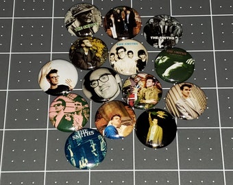 14 Smiths Buttons 1 Inch Pin Mini Vinyl LP Buttons Morrissey Meat is Murder