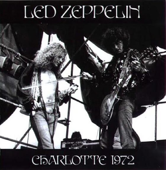 Led Zeppelin Live 2 CD Set Charlotte 1972 at Charlotte Coliseum NC