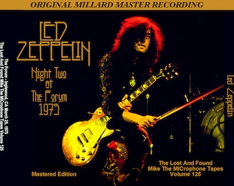 Led Zeppelin Live 3 CD Set Mike Millard Lostfound 2nd Night