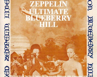 Led Zeppelin Live 2 CD Set Ultimate Blueberry Hill in Los Angeles 1970 Jimmy Page Robert Plant