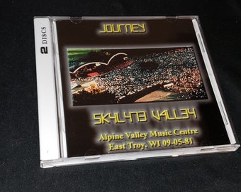 Journey Live 2 CD Set Skylyte Valley Live at Alpine Valley 1981 w Steve Perry FM Soundboard