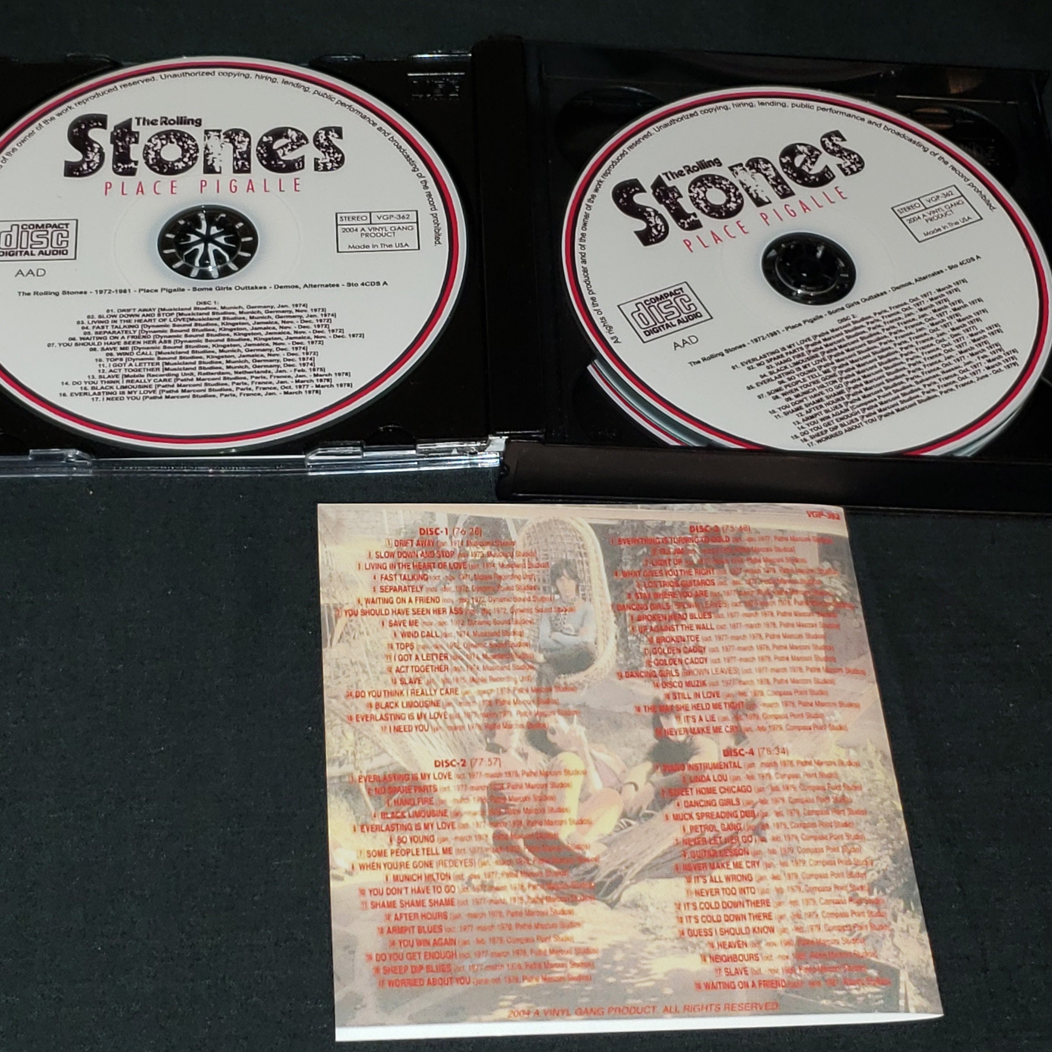 Rolling Stones Live 4 CD 1972-1981 Place Pigalle Some Girls