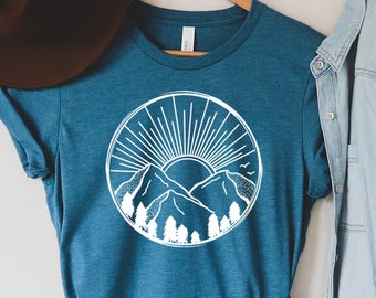 Camisa de montaña, Camisa de senderismo, Camisa Nature Sunrise