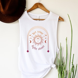 Sun Tank Top, Women&#39;s Yoga Top, Boho Tank