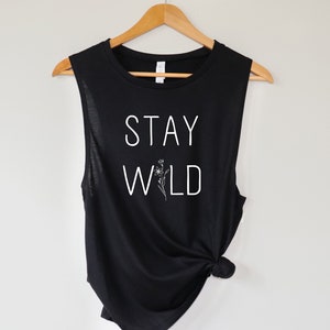Yoga Tank Top Stay Wild Flower Tank Top by Rise & Align