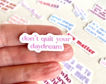 Tiny Sticker Pack - Inspirational Phone Sticker - Tiny Sticker - Sticker Gifts - Mini Stickers for Phone