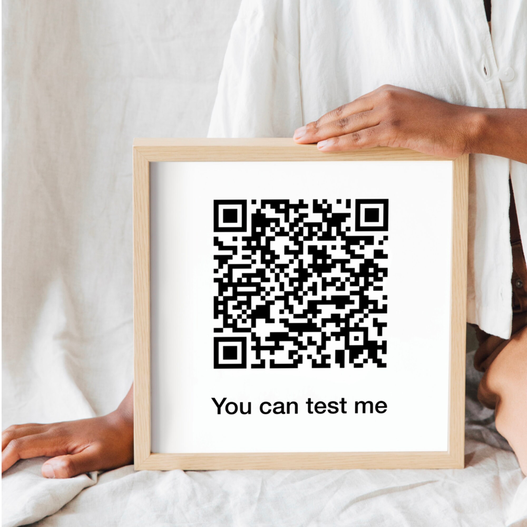 Personalized QR Code With Guestbook as a Gift for Him and Her Etsy