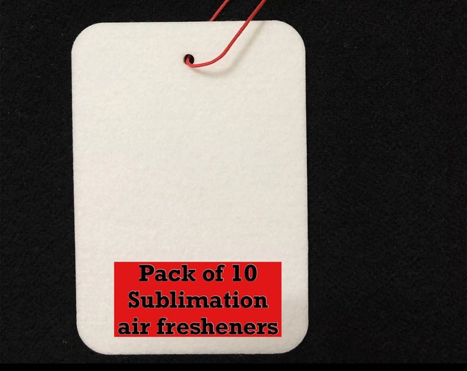 Blank Sublimation Air Fresheners Sublimation Felt Blanks Etsy