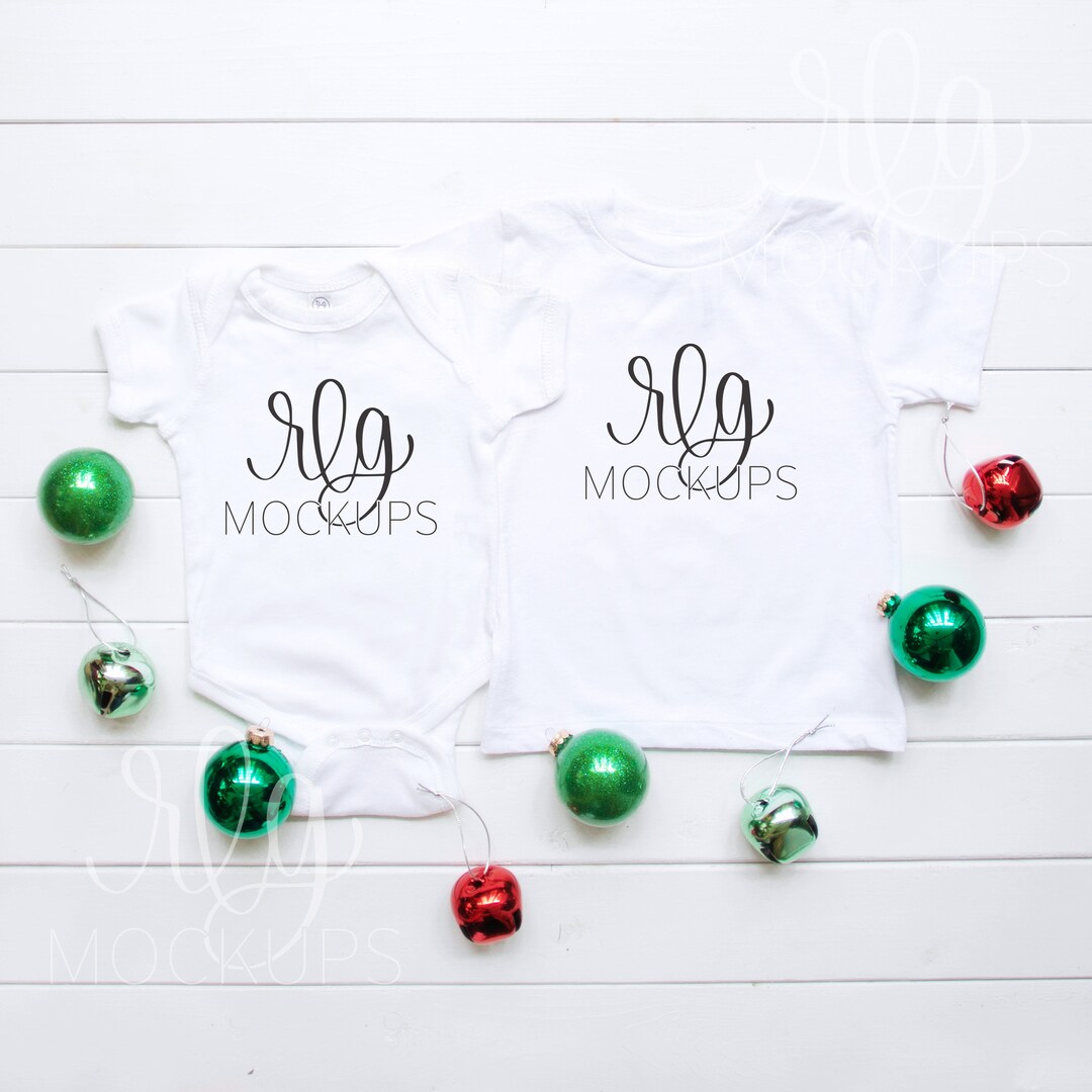 Rabbit Skins Onesie Mockup 4400 Infant Baby Rib Bodysuit Etsy