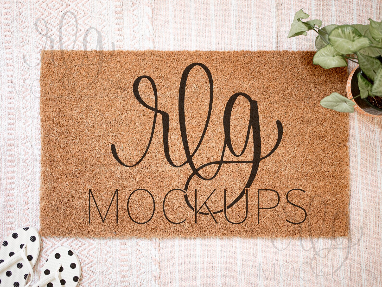Download Doormat Mockup rug photo coir mat photo styled stock | Etsy