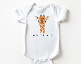Tutina personalizzata Giraffe® – Regalo per baby shower a tema safari