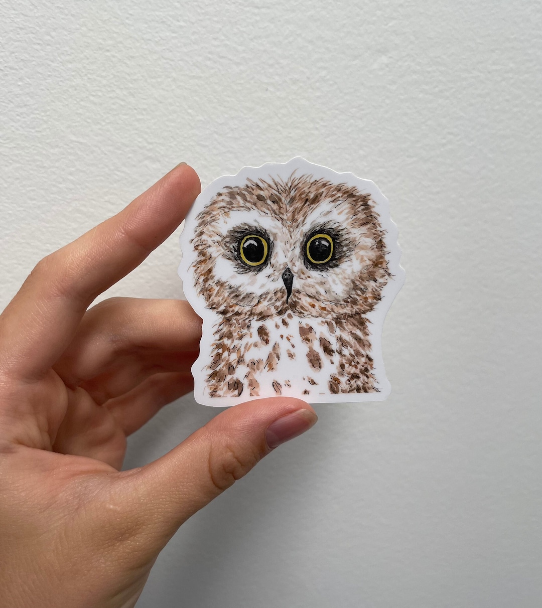 Owl Vinyl Sticker, Owl Decal, Owl Sticker, Waterproof Sticker, Waterbottle Sticker, Car Decal