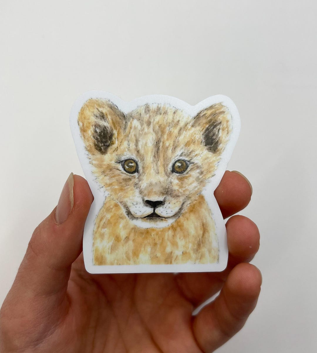 Lion Vinyl Sticker, Lion Decal, Safari Sticker, Waterproof Sticker ...