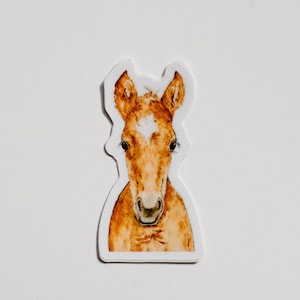 Horse Vinyl Sticker, Horse Decal, Farm Sticker, Waterproof Sticker, Waterbottle sticker, car decal, laptop sticker, bumper sticker