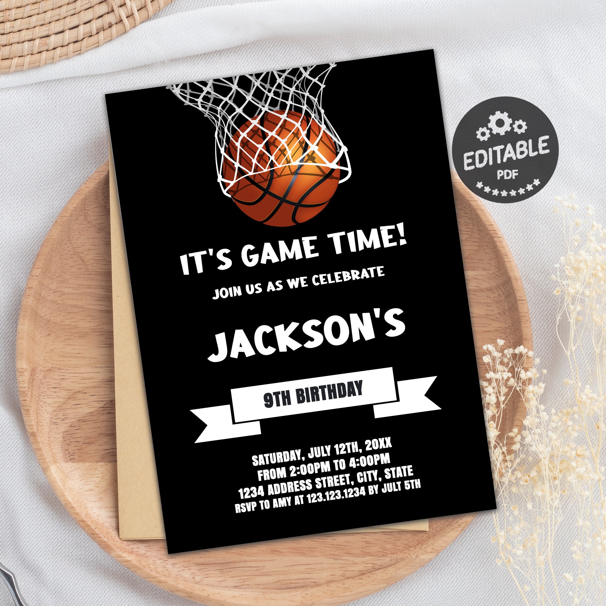 Basketball Birthday - Etsy