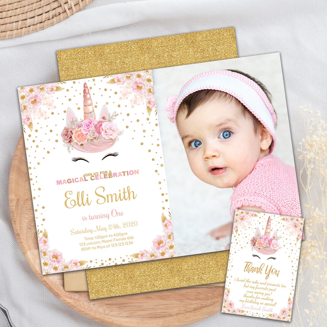 Unicorn Invitation Unicorn Birthday Unicorn Birthday Party Etsy