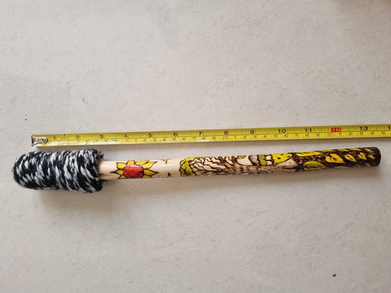 Vegan Drumstick Handcrafted Drumbeater for Shamanic Drum Etsy UK