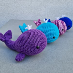Whale crochet, Amigurumi, Borahae, BTS handmade