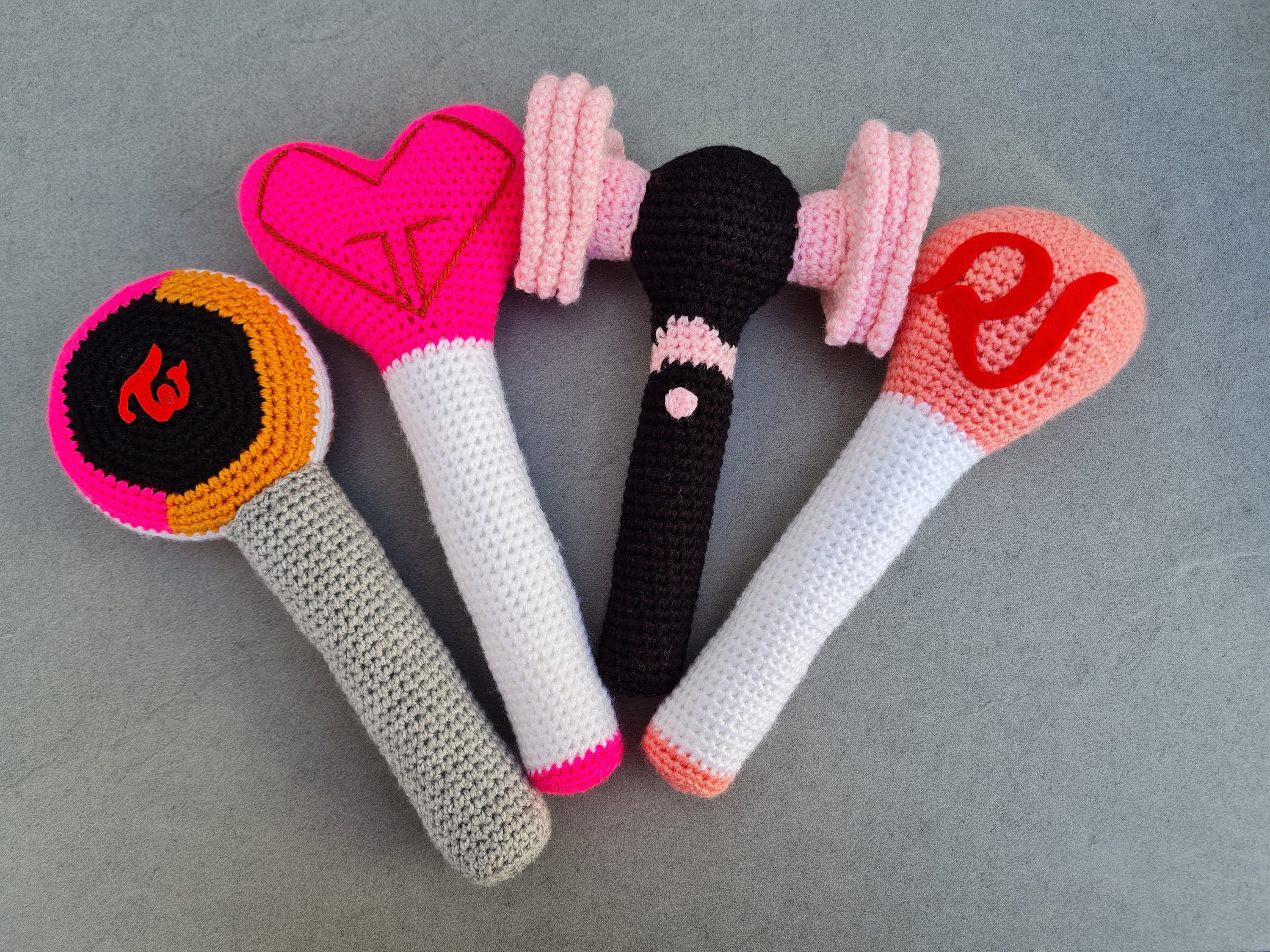 Kpop Lightstick Crocheted BTS Blackpink Twice TXT Girls Etsy