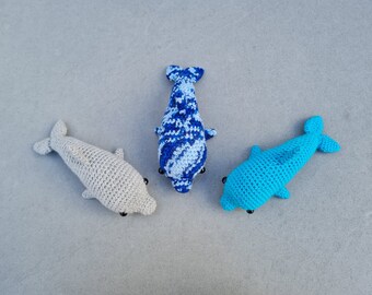 かぎ針編みのイルカ、手作りのあみぐるみ - Etsy 日本