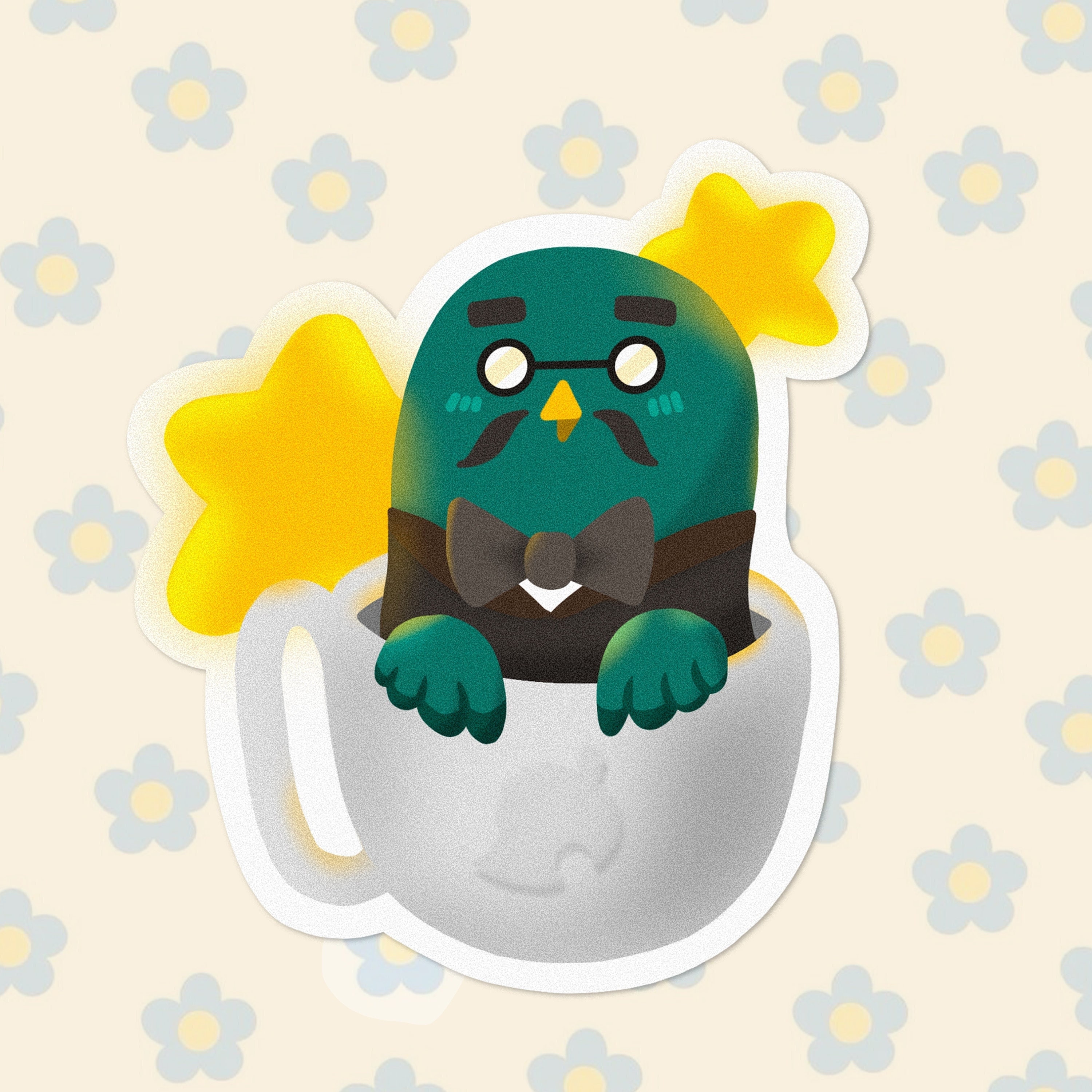 Brewster 3 Matte Waterproof Sticker Animal Crossing - Etsy