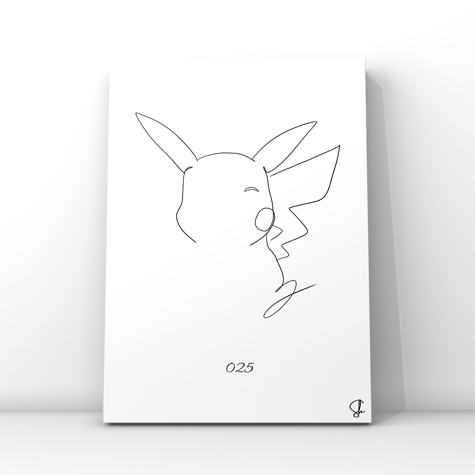 CONTINUOUS LINE ART Pokemon Art Pikachu Art Pokemon - Etsy