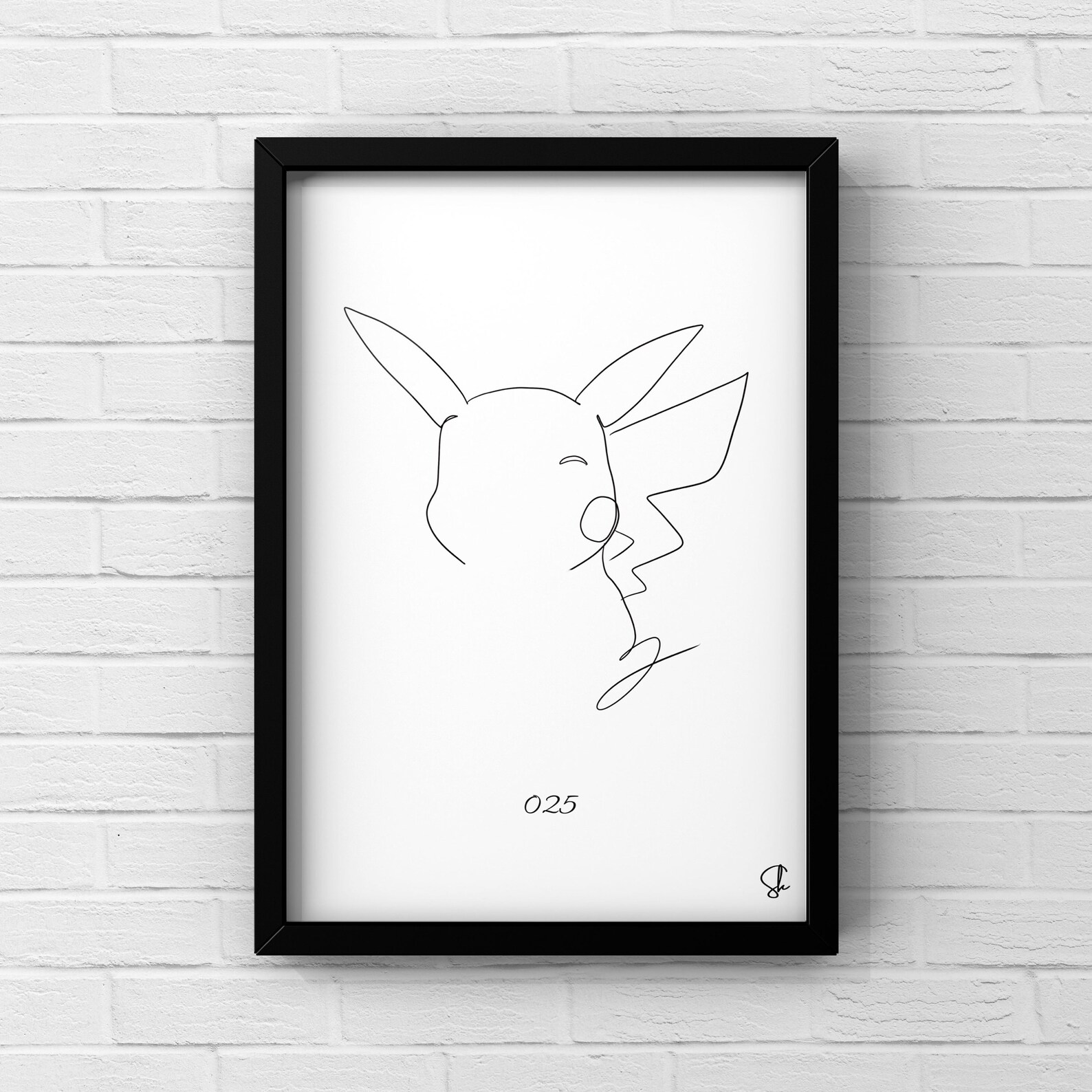 CONTINUOUS LINE ART Pokemon Art Pikachu Art Pokemon - Etsy