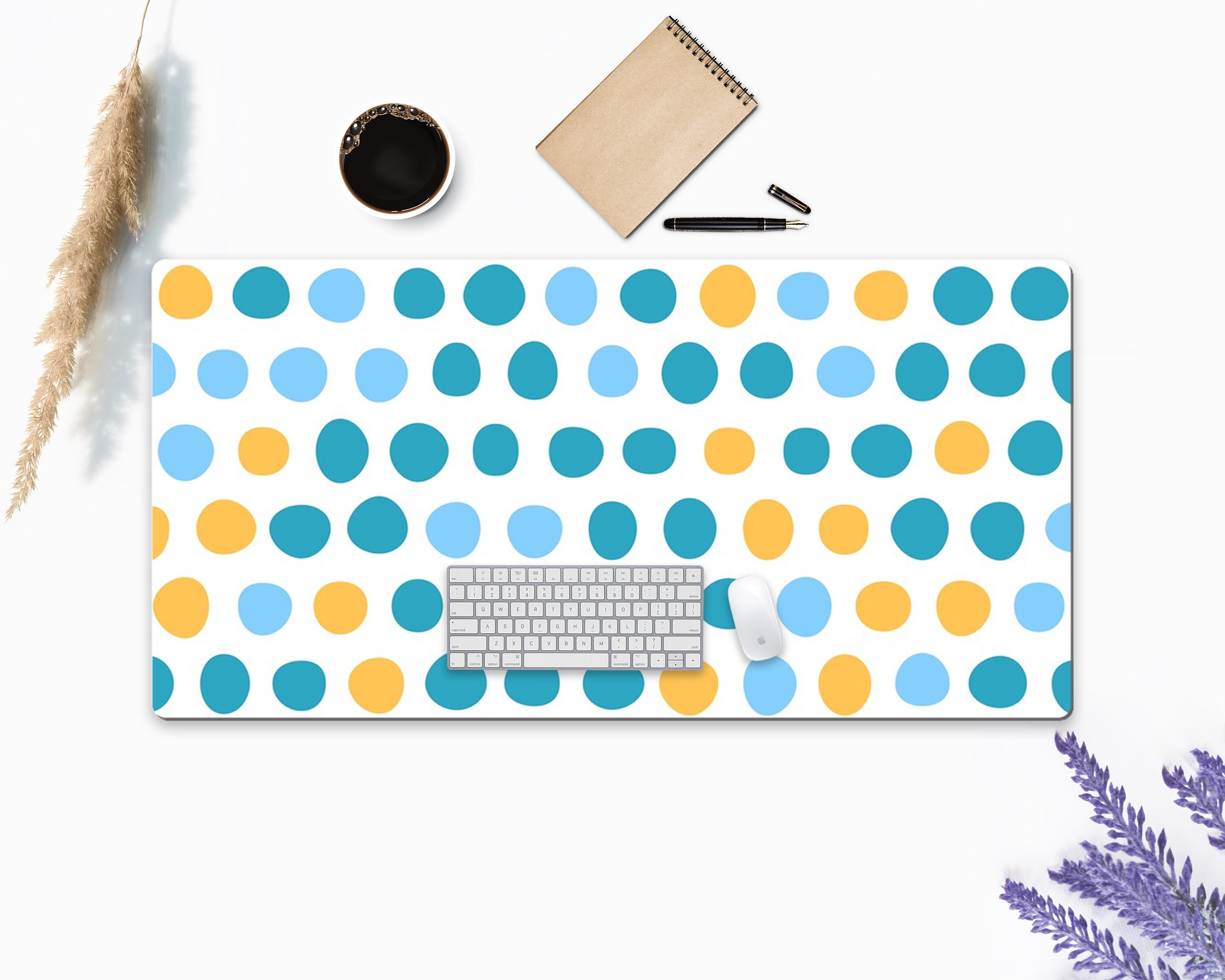Cute Desk Mat Mouse Pad Desk Mat Extra Large Colorful Boho Etsy