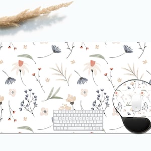 Extra Large Desk Mat, Flowers Desk Mat, Desk Mat Colorful, Cute Desk Mat, Desk Pad Cute, Desk Mat Extra Large, Mouse Pad For Women