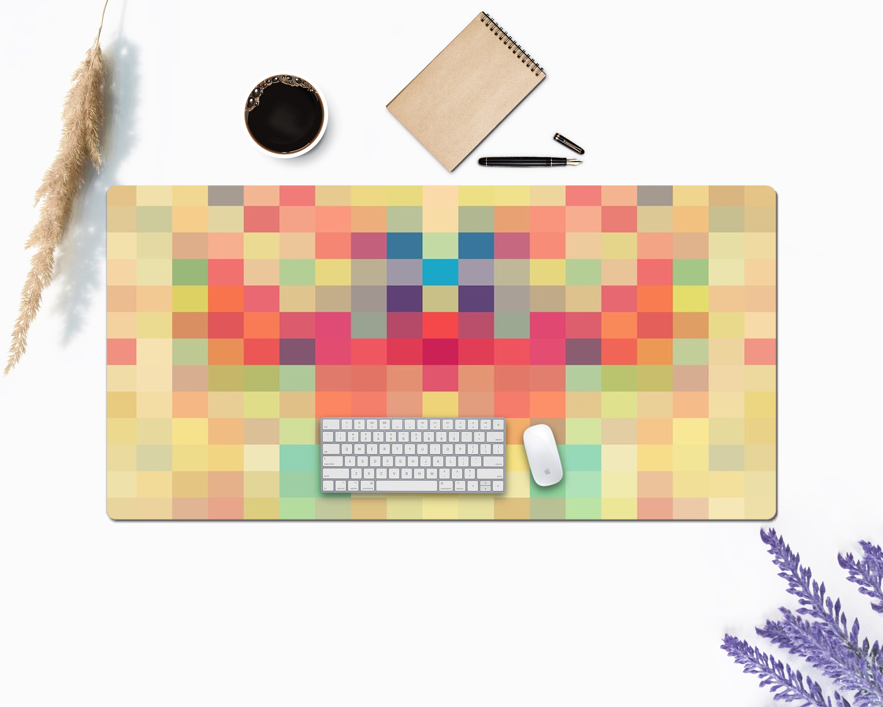 Pixel Art Gaming Desk Mat Desk Mat Extra Large Extra Large Etsy