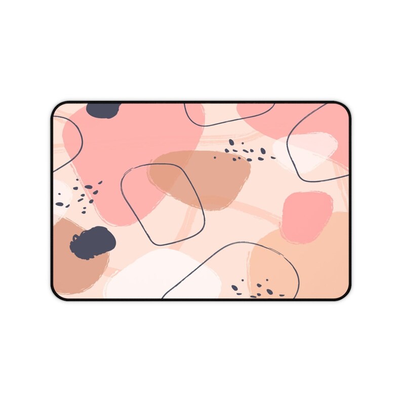 Pink Desk Mat Desk Mat Cute Large Desk Pad Pink Desk Mat Etsy