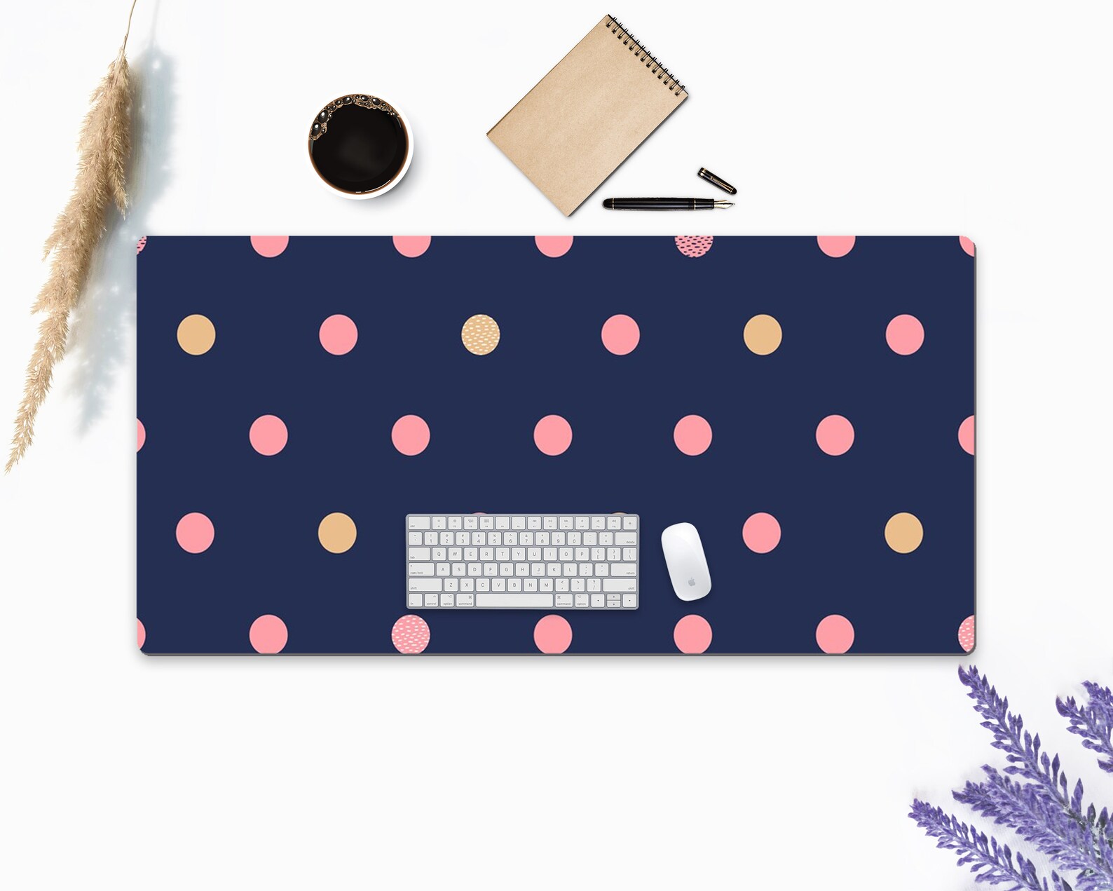 Pink Desk Mat Desk Pad Pink Extra Large Desk Mat Pastel Etsy
