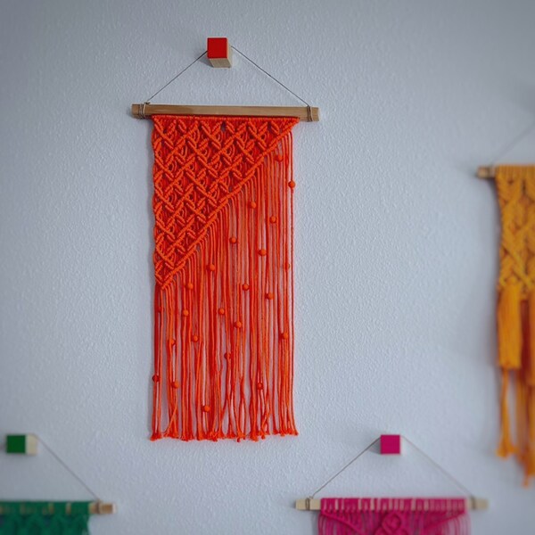 Orange Wall Collage Etsy