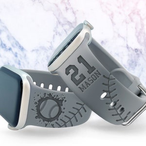 Baseball stitch apple watch best sale band