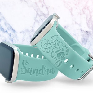 Personalized Nurse on duty Watch Band Compatible with Apple Watch iWatch Gift Band Personalized Silicone 38/40/41 42/44/45 Strap Engraved