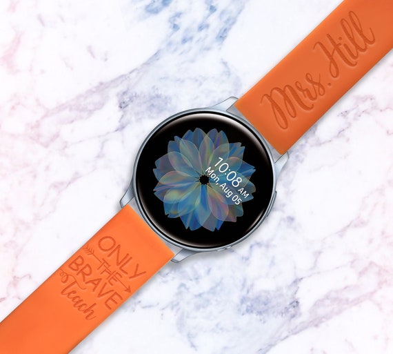 Personalized Teacher Gift Watch Band 20mm Compatible With Samsung