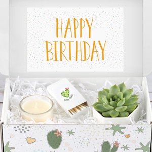 Happy Birthday Gift Box Happy Birthday Gifts Birthday Gift Set Birthday Gift with Candle Happy Birthday To You Send a Gift For Birthday