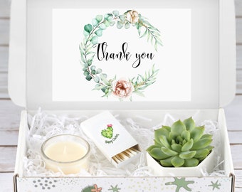 Customer Appreciation Gift Thank You Gift Box Corporate Gift Box Thank You Coworker Gift Thank You Gift Ideas Thank You Gift Set Live Plant