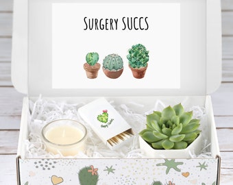 Surgery Succs Package, Get Well Care Package, Feel Better Soon Succulent  Gift Box, Gift for Sick Friend, Cheer up Gift, Hospital Care Gift - Etsy